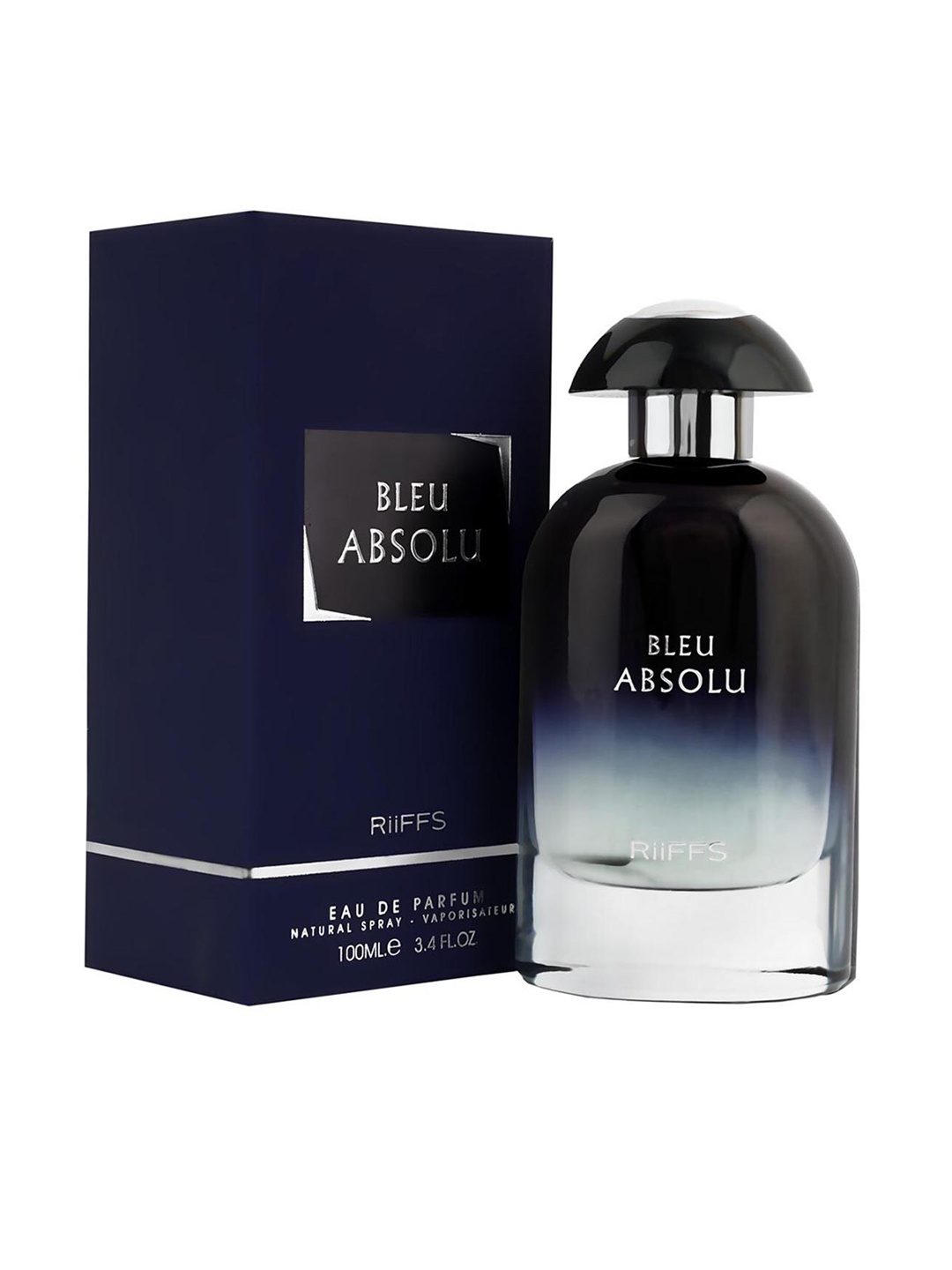 

RIIFFS Men Bleu Absolu Soothing & Long Lasting Eau De Parfum - 100 ml, Navy blue