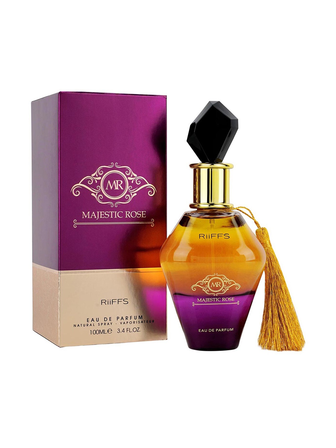 

RIIFFS Women Majestic Rose Soothing & Long Lasting Eau De Parfum - 100 ml, Purple