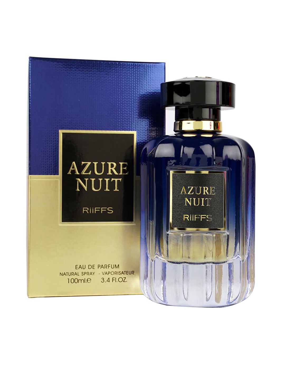 

RIIFFS Unisex Azure Nuit Eau de Parfum - 100 ml, Black