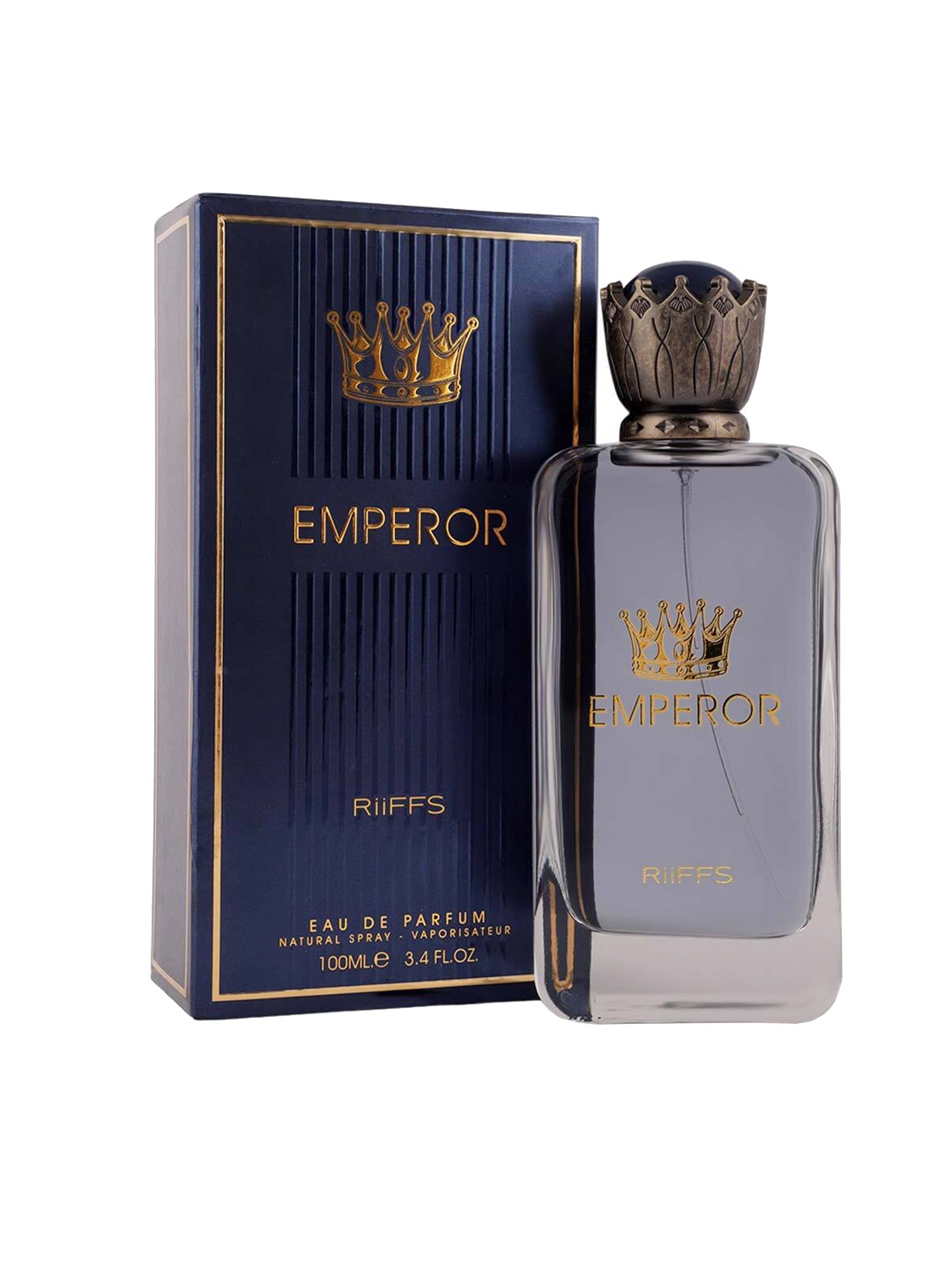 

RIIFFS Men Elixir Leather Imported Long Lasting Perfume 100 ml, Grey