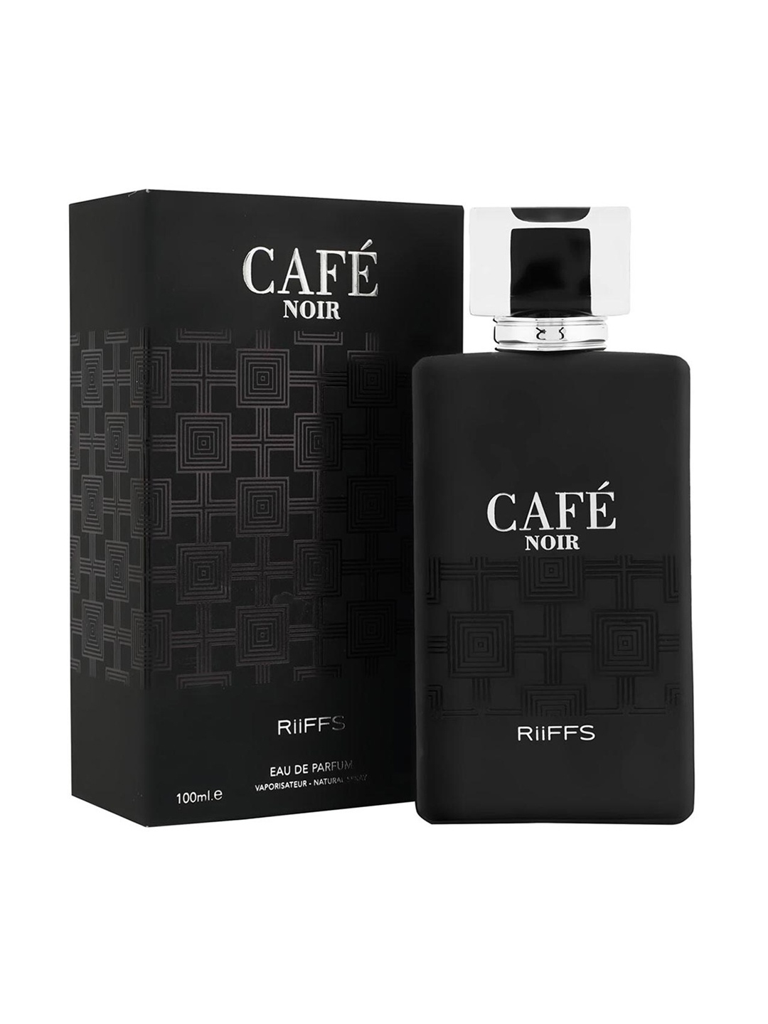 

RIIFFS Men Cafe Noir Soothing & Long Lasting Eau De Parfum - 100 ml, Black