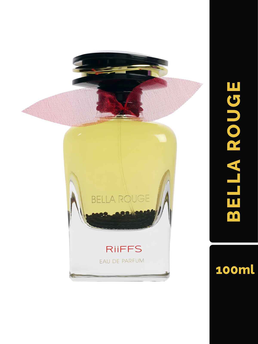 

RIIFFS Women Bella Rouge Soothing & Long Lasting Eau De Parfum - 100 ml, Yellow
