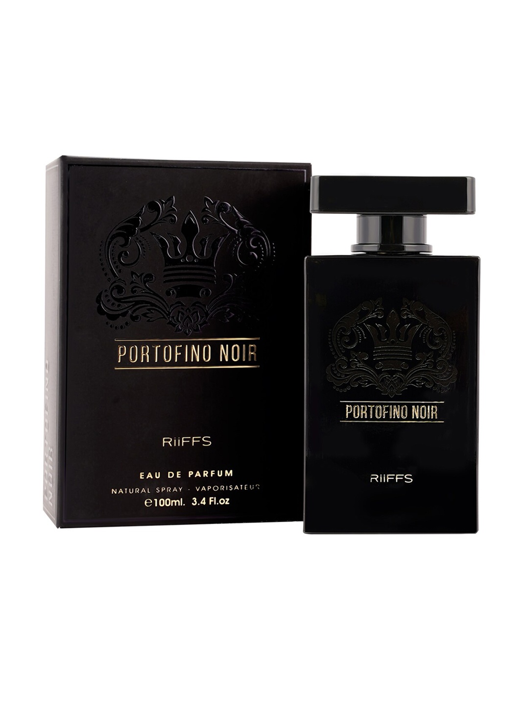 

RIIFFS Portofino Noir Soothing & Long Lasting Eau De Parfum - 100 ml, Black