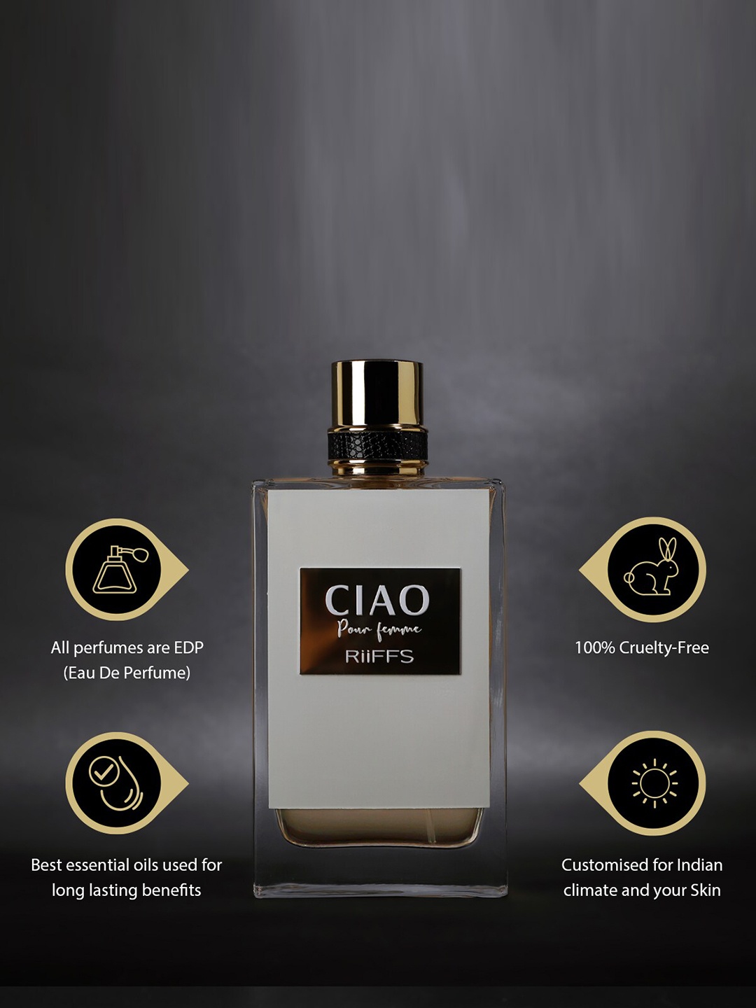 

RIIFFS Ciao Pour Femme Eau de Parfum - 100 ml, Multi