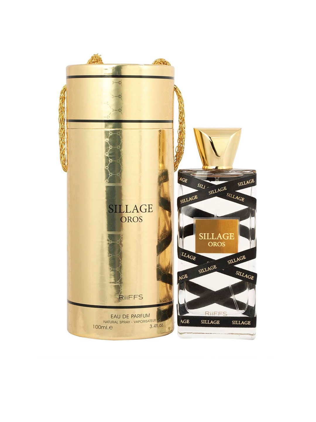 

RIIFFS Sillage Oros Soothing & Long Lasting Eau De Parfum - 100 ml, Gold