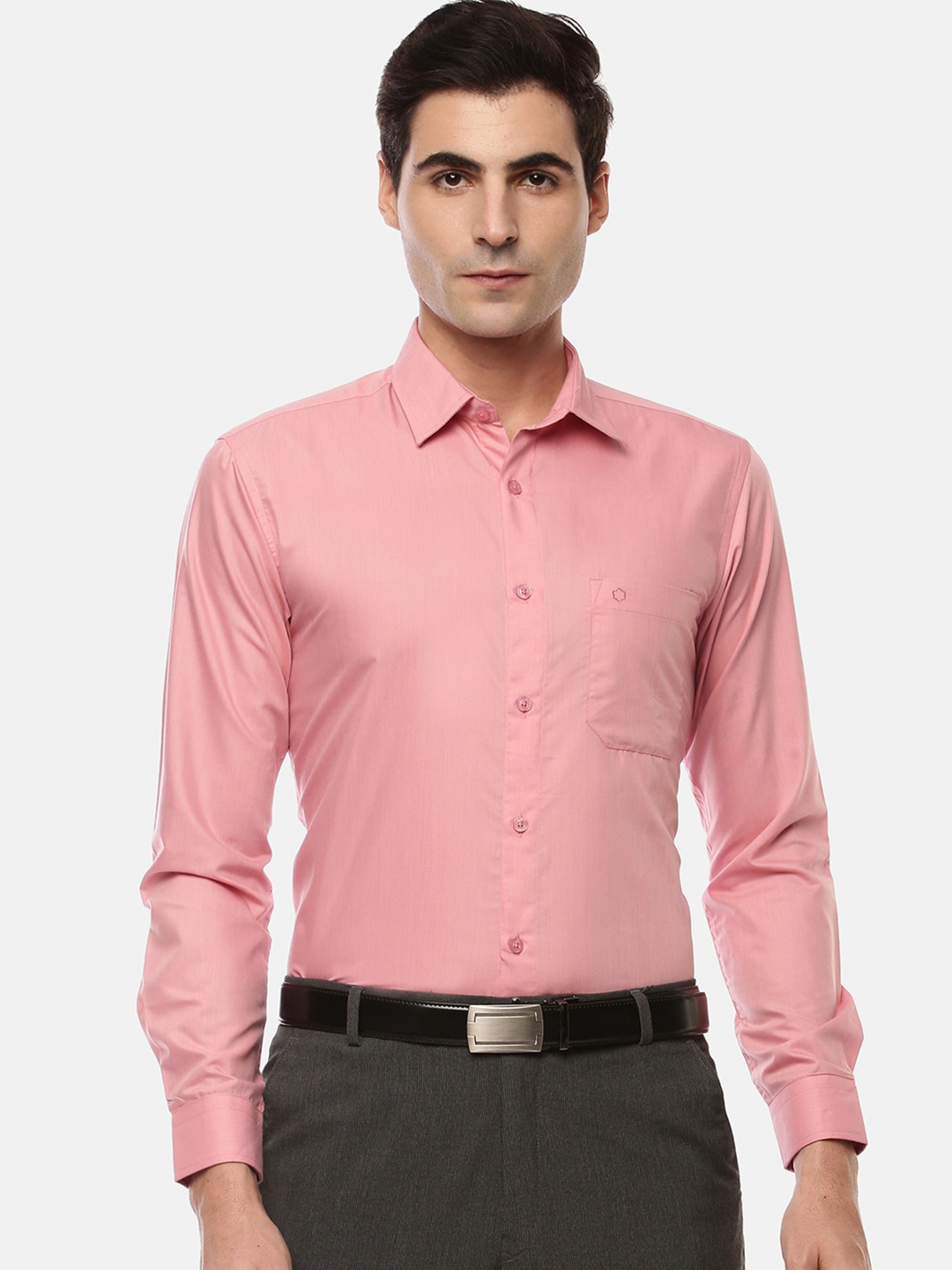 

Jansons Men Formal Shirt, Pink