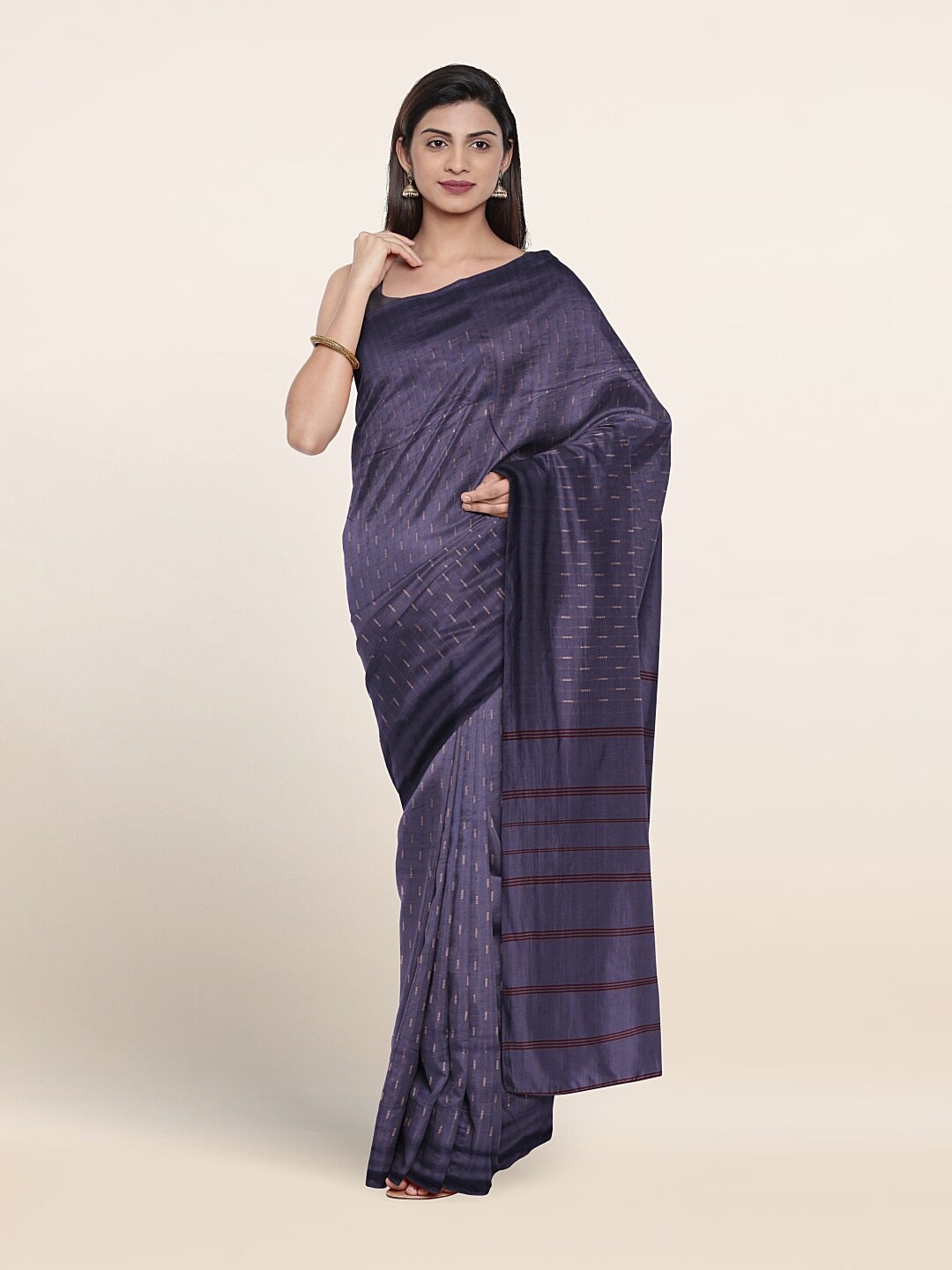 

Pothys Woven Design Zari Art Silk Saree, Lavender