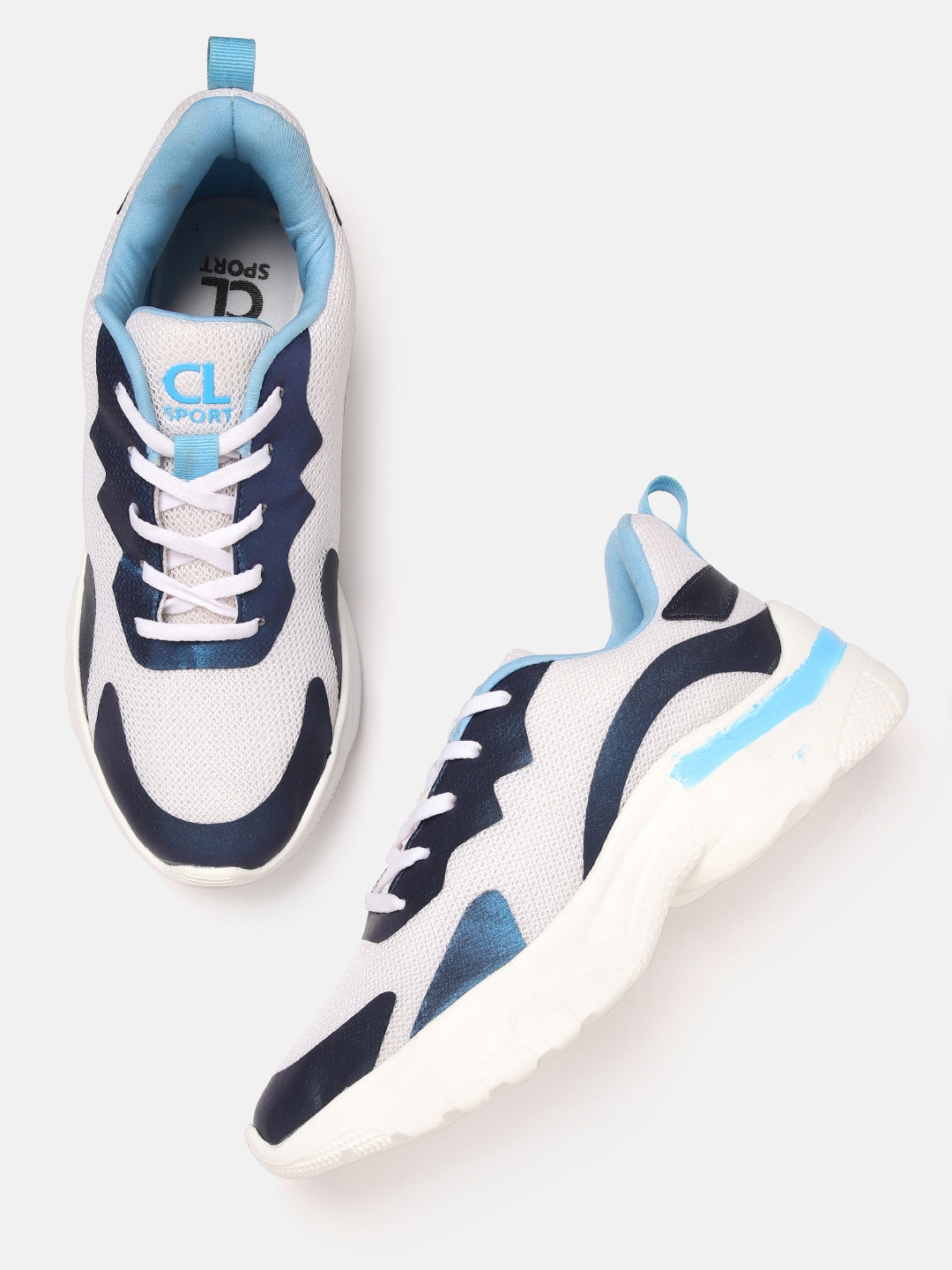 

Carlton London sports Women Colourblocked Sneakers, White