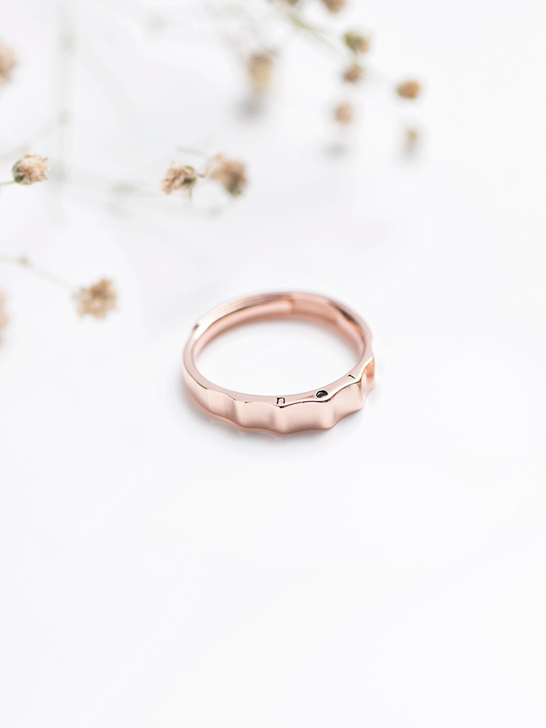 

Zavya Rose Gold-Plated Sterling Silver Adjustable Finger Ring