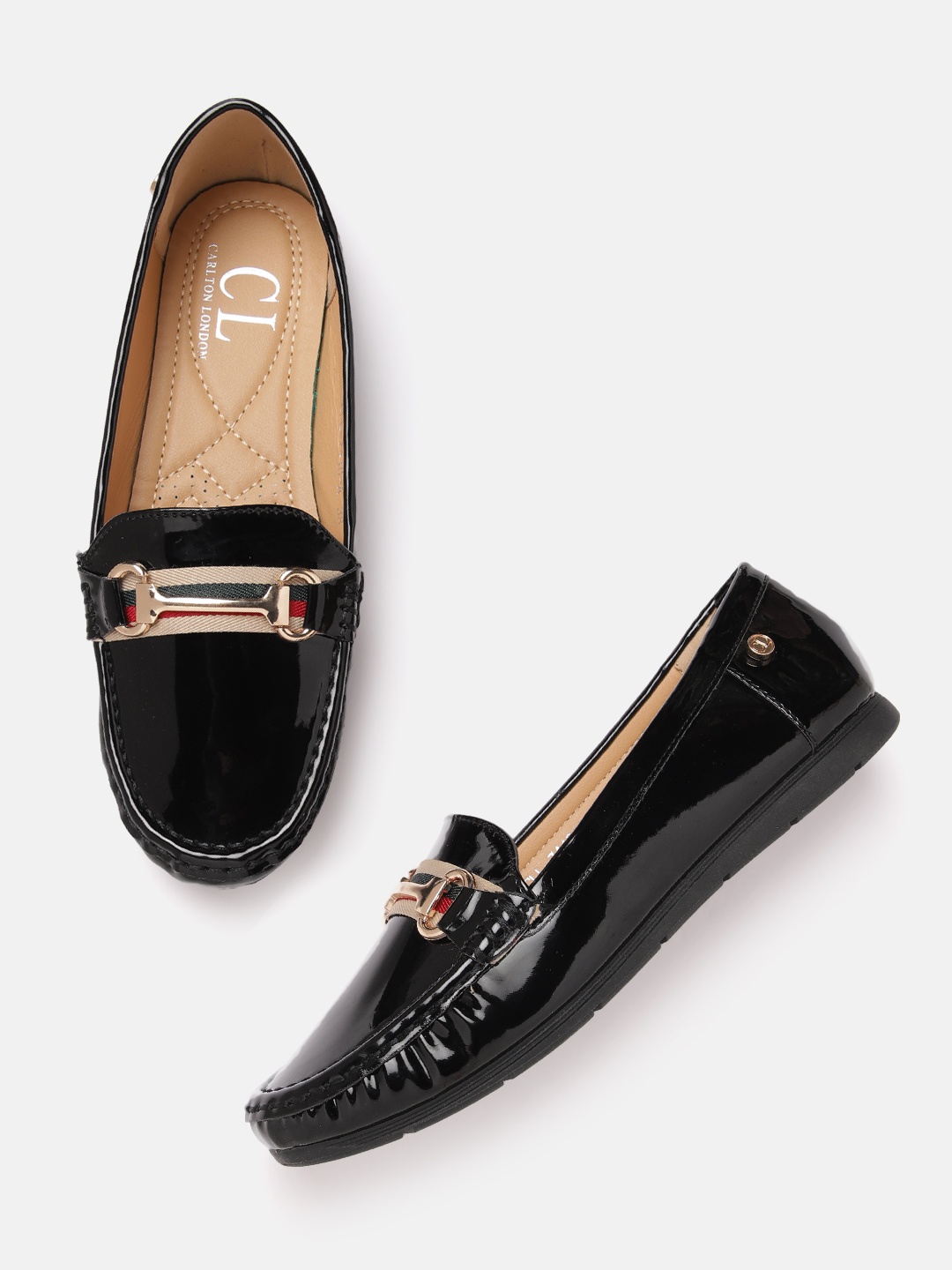 

Carlton London Women Horsebit Loafers, Black