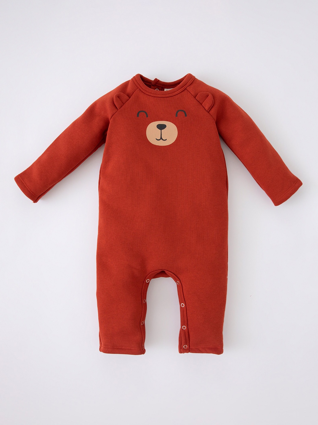 

DeFacto Boys Printed Rompers, Orange