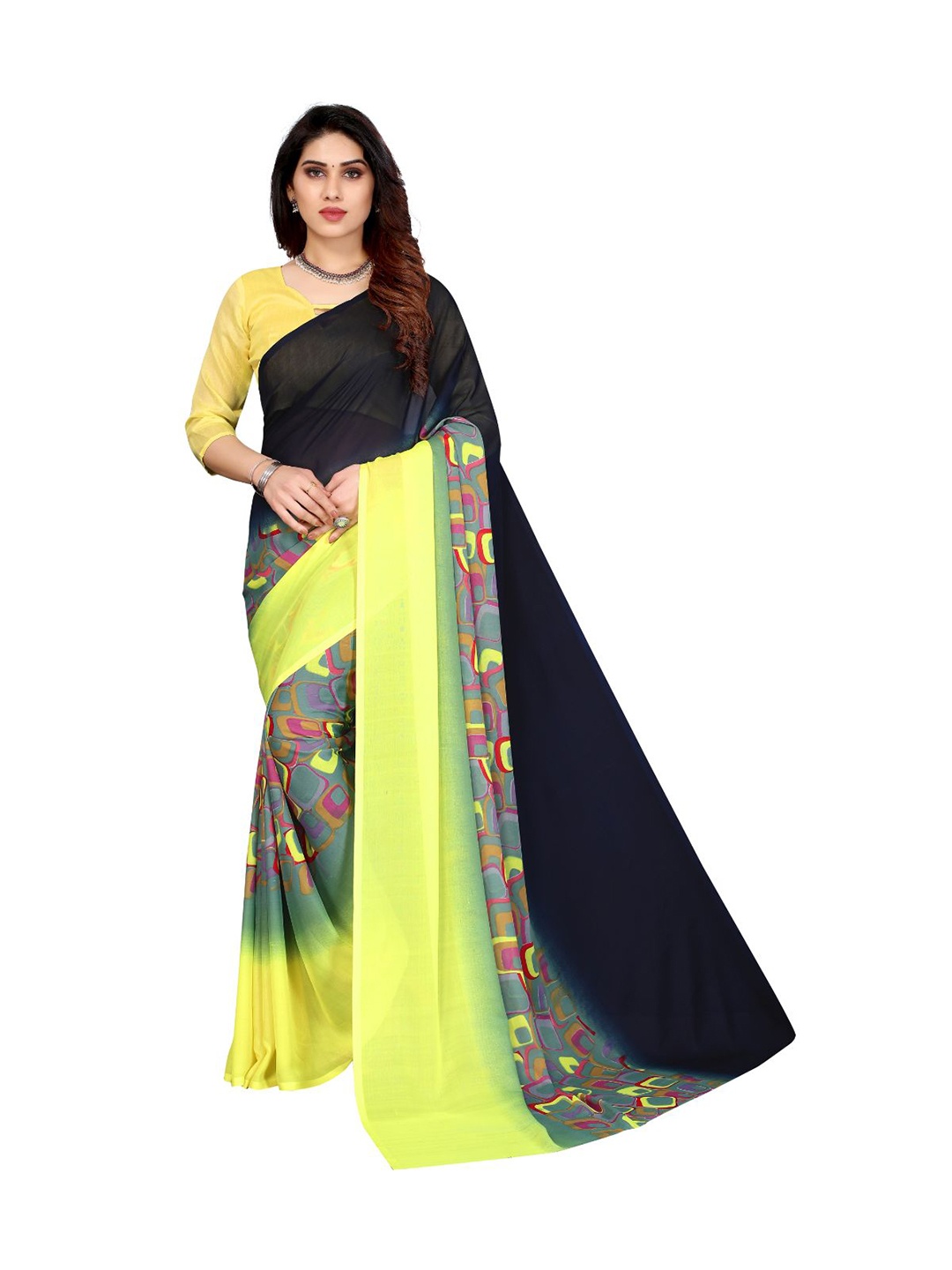 

SAADHVI Ilkal Saree, Green