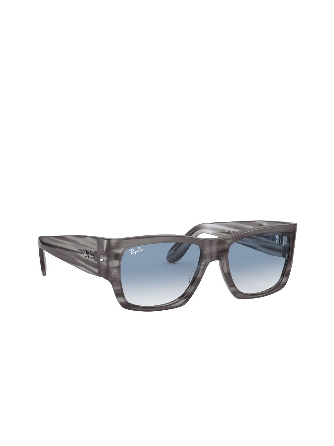 

Ray-Ban Unisex Gradient Blue Lens Square Sunglasses - 0RB218713143F54, Grey