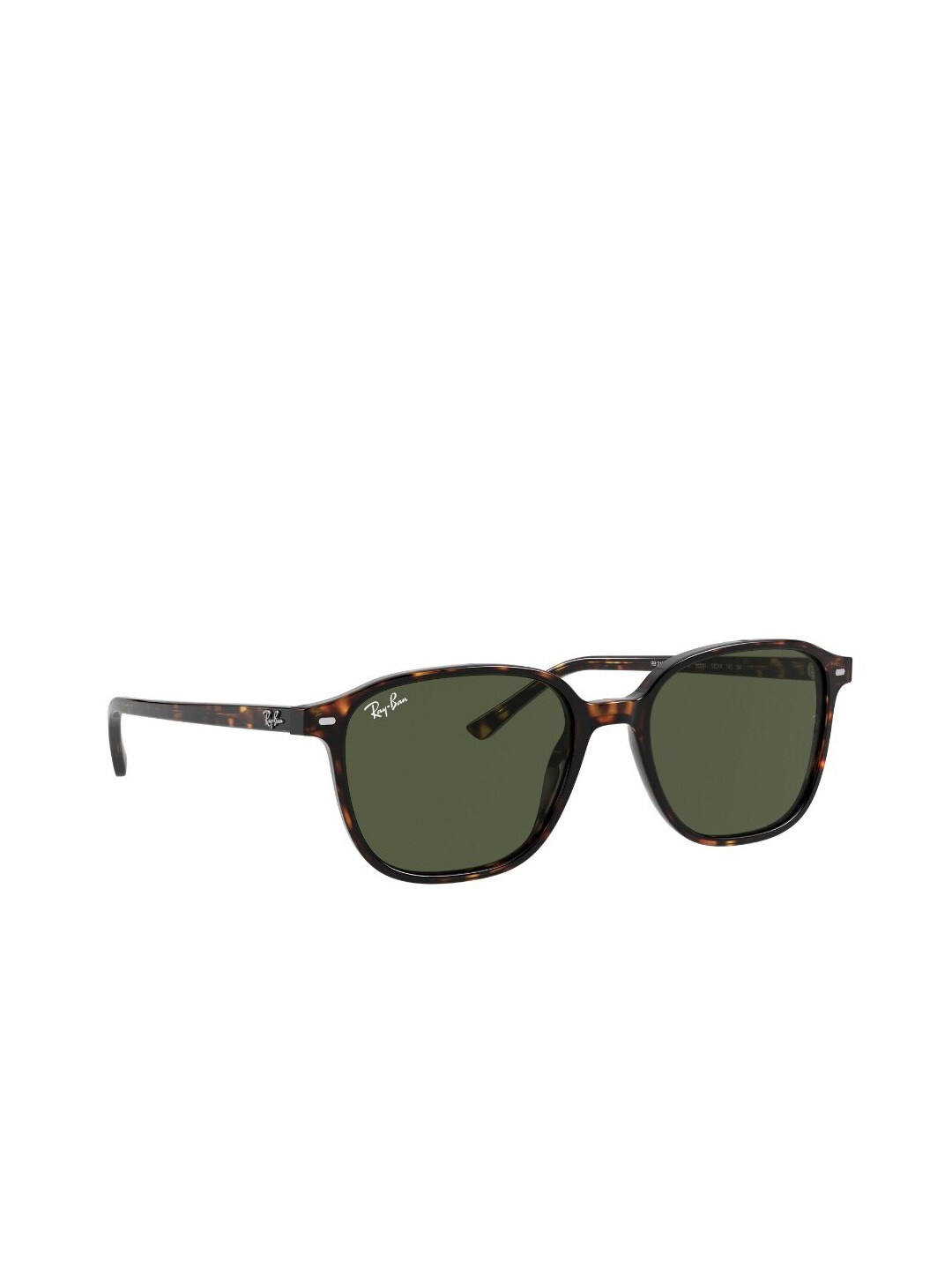 

RAY-BAN Unisex UV Protected Green Lens Square Sunglasses - 0RB2193902/3151, Brown
