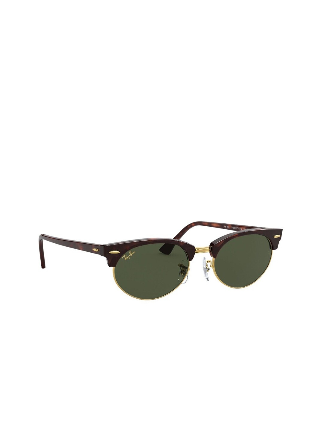 

Ray-Ban Unisex Full Rim Oval Sunglasses with UV Protected Lens- 8056597243445, Brown