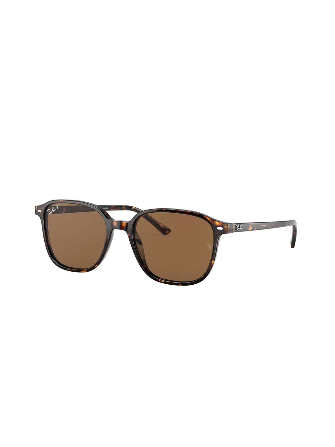 

RAY-BAN Unisex Polarized Lens Square Sunglasses - 0RB2193902/5753, Brown