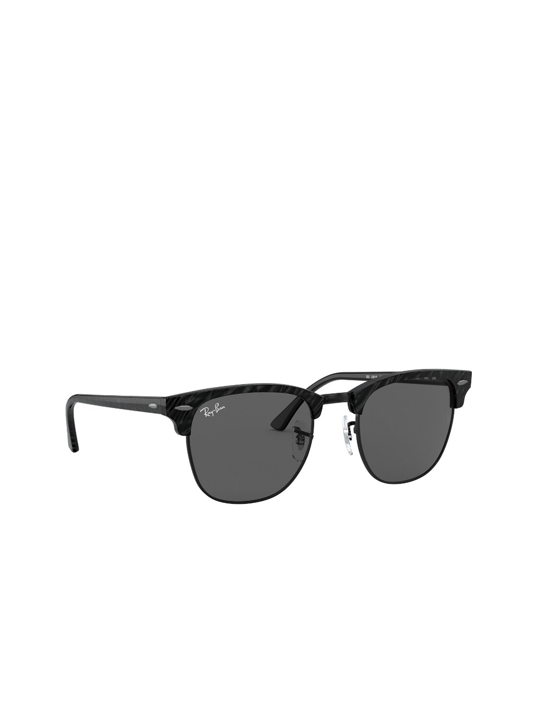 

Ray-Ban Unisex UV Protected Grey Lens Square Sunglasses - 0RB30161305B149, Black