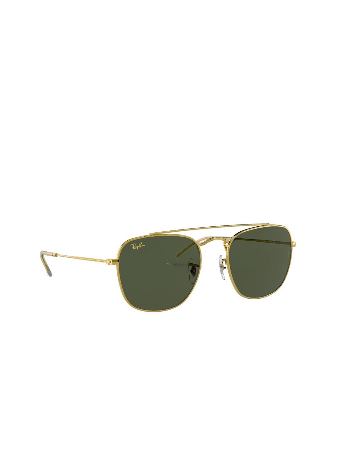 

Ray-Ban Men Aviator Sunglass with UV Protected Lens 8056597368964, Green