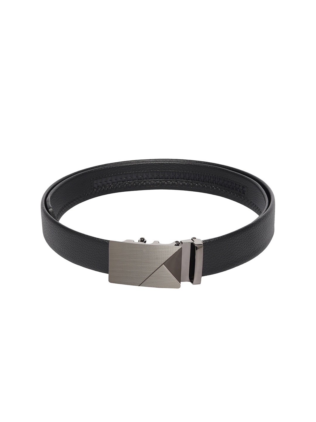 

HENEDA Men Textured Formal Belt, Black