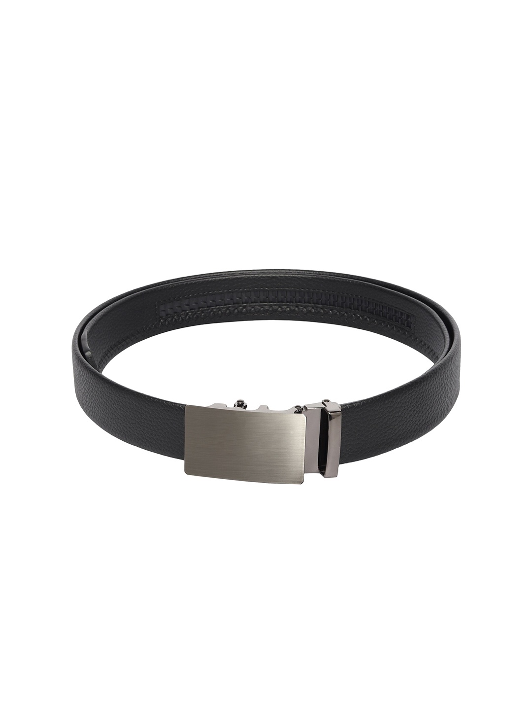 

HENEDA Men Textured Formal Belt, Black