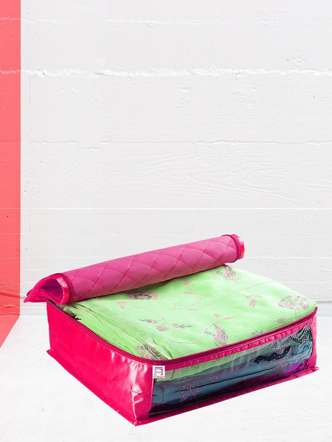 

atorakushon 4-Pcs Pink Reusable Saree Organisers