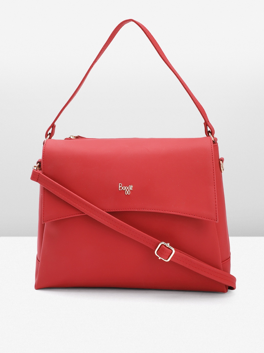 

Baggit Red Structured Handheld Bag