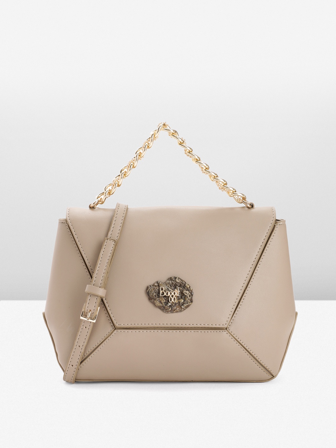 

Baggit Women Solid Satchel, Beige