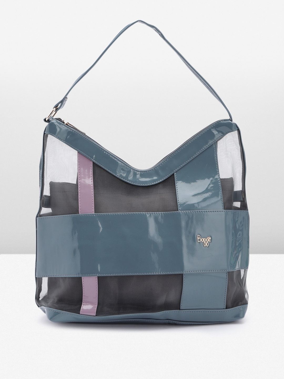 

Baggit Structured Hobo Bag, Blue