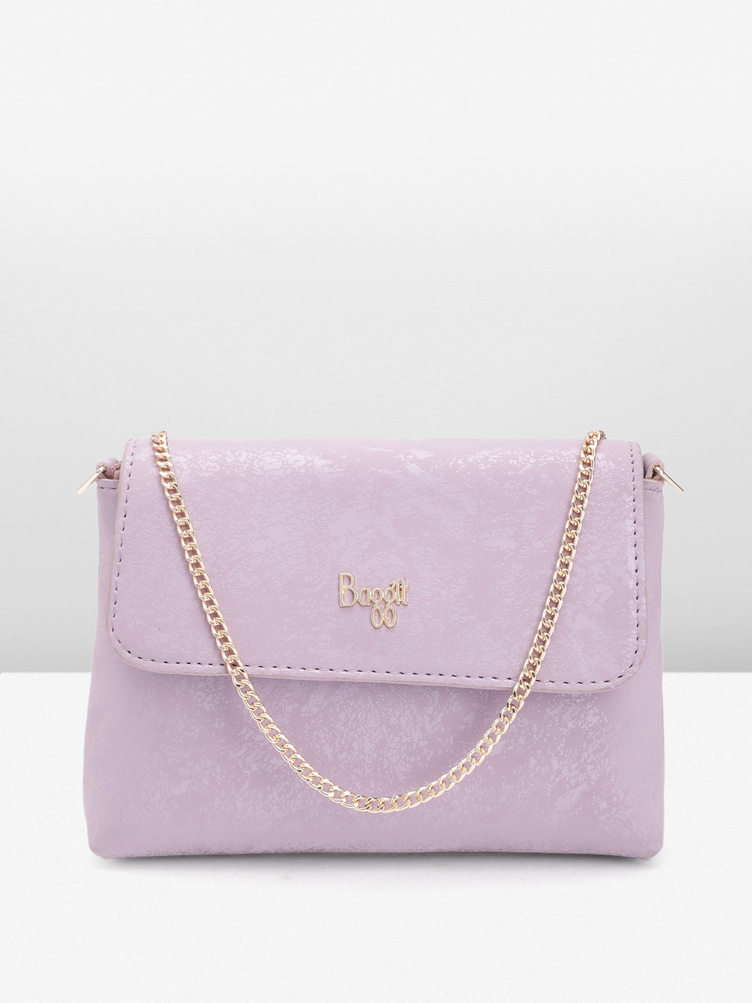 

Baggit Foldover Clutch with Detachable Strap, Purple