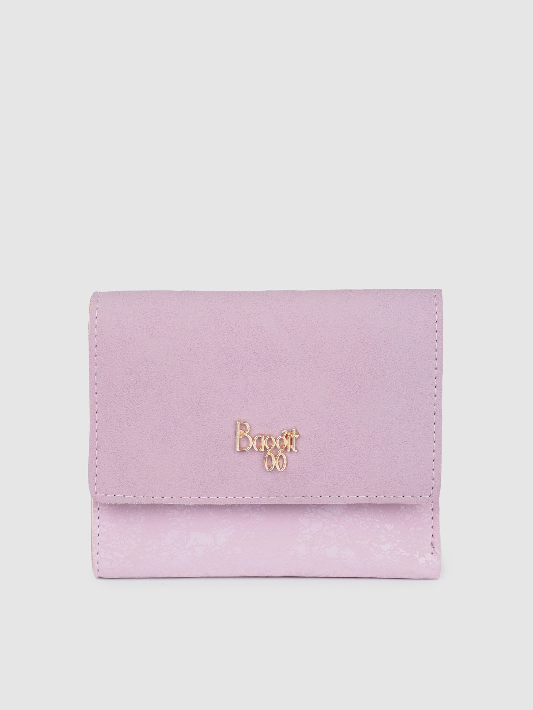 

Baggit Women Three Fold Wallet, Purple
