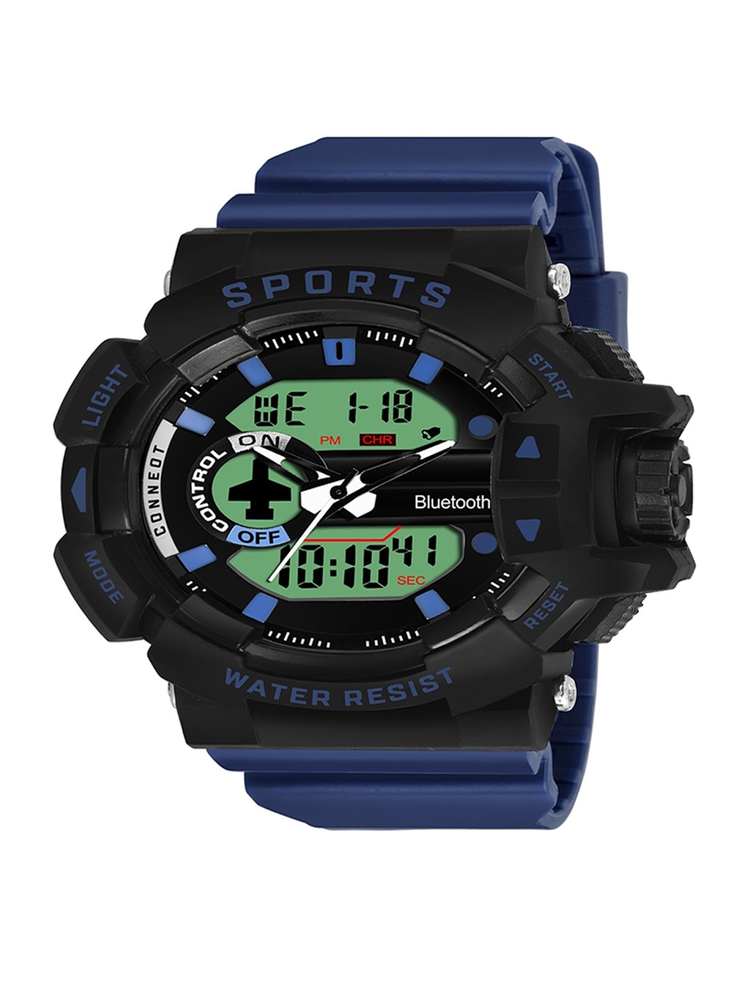 

Walrus Men Dial & Analogue and Digital Sports Watch EWTM-SPORTS-V-020302, Blue