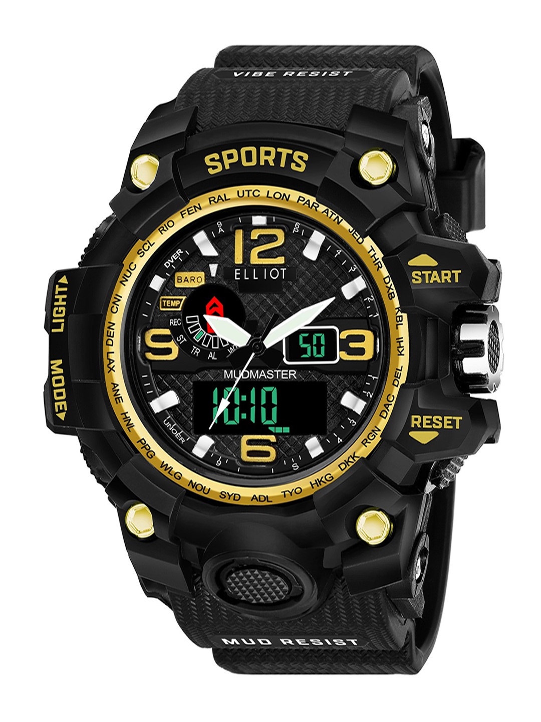 

Walrus Men Dial & Analogue and Digital Sports Watch EWTM-SPORTS-III-020206, Black