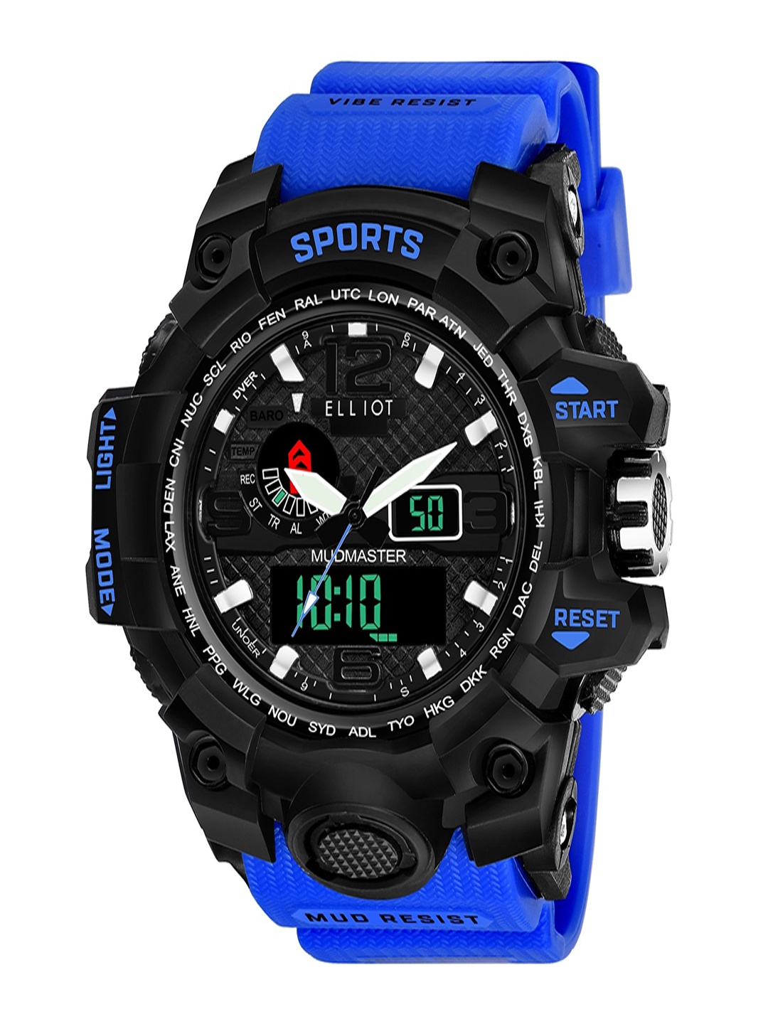 

Walrus Men Dial & Analogue and Digital Sports Watch EWTM-SPORTS-III-020402, Black