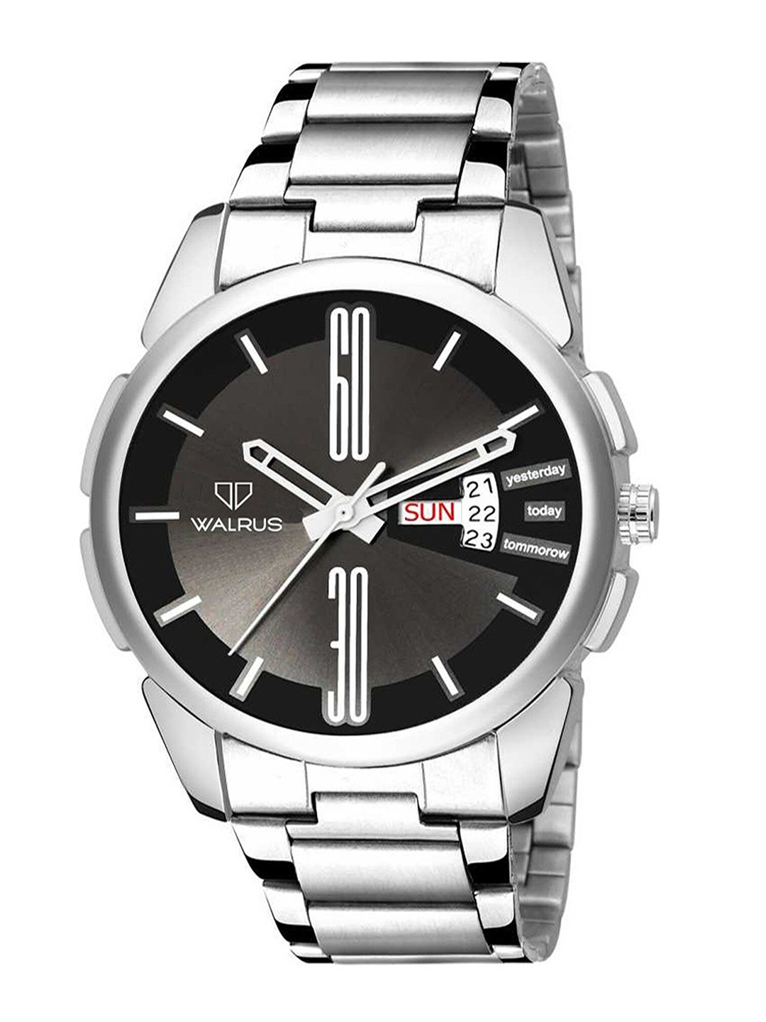 

Walrus Men Brass Dial & Stainless Steel Bracelet Style Analogue Watch WWTM-AST-XII-020707, Silver