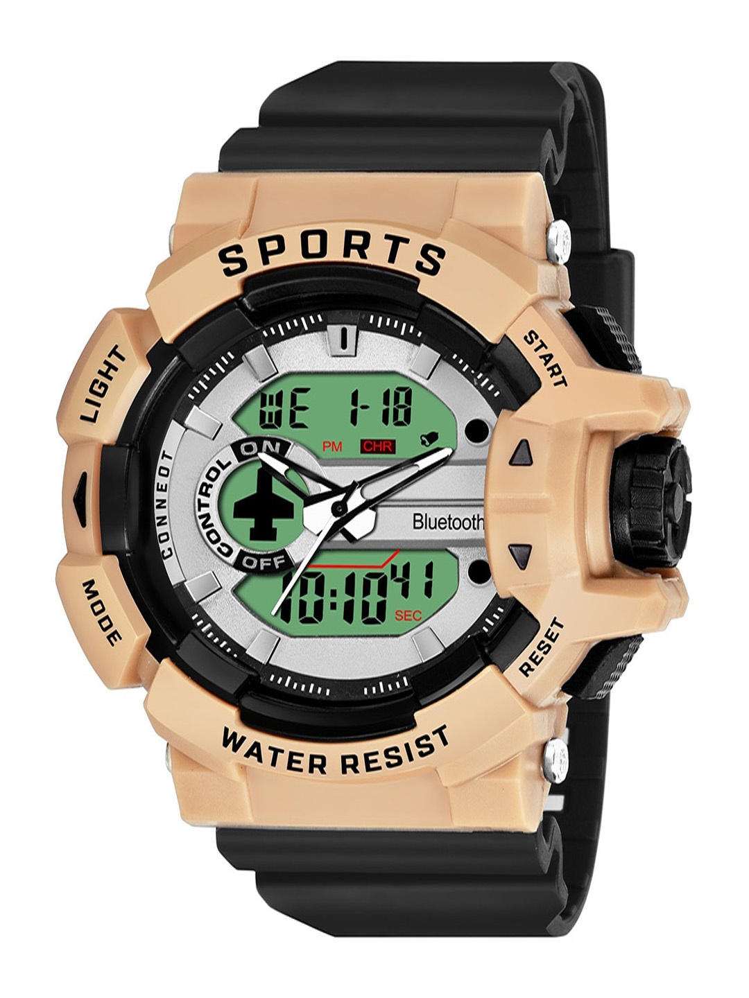 

Walrus Men Dial & Straps Analogue and Digital Watch EWTM-SPORTS-V-070206, Black