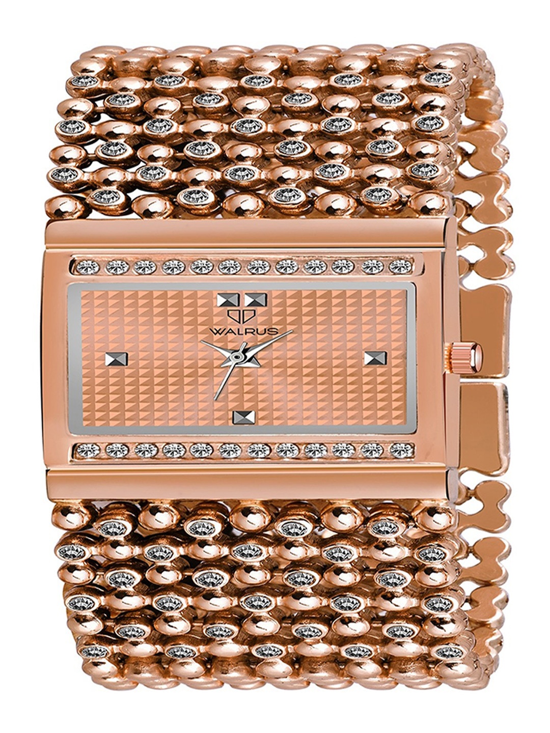 

Walrus Women Brass Dial & Stainless Steel Bracelet Style Watch WWTW-VCT-XXIII-171717, Rose gold