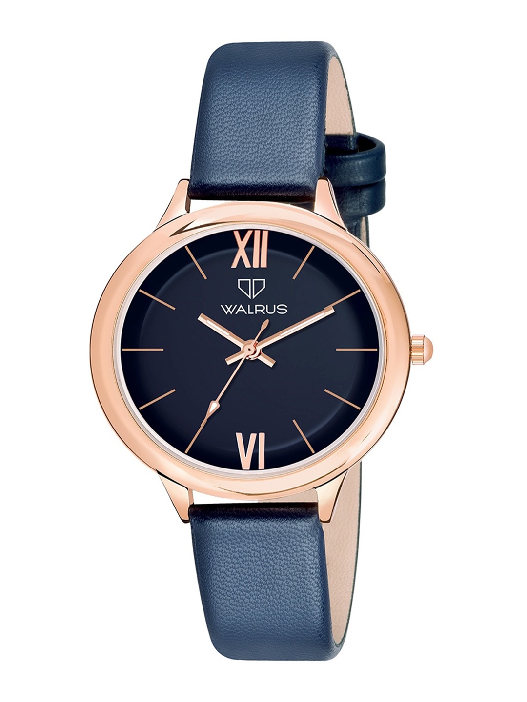 

Walrus Women Brass Dial & Leather Straps Analogue Watch WWTW-VENICE-VII-030317, Rose gold