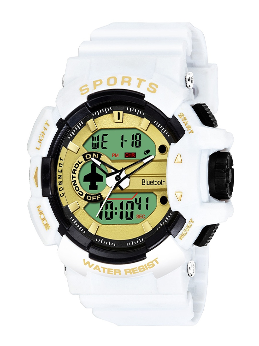 

Walrus Men Set Of 2 Analogue and Digital Sports Watch EWTM-SPORTS-V-060101, White