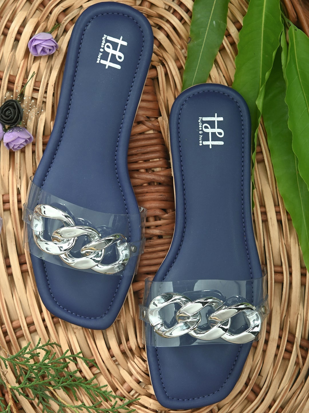 

Hydes N Hues Women Square Toe Flats, Blue