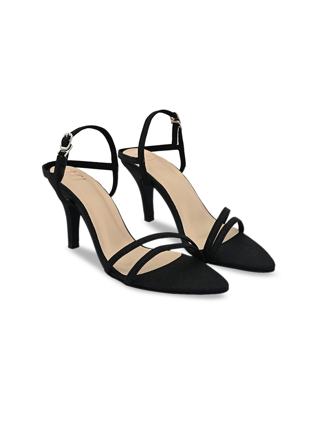 

Hydes N Hues Women Open Toe Stiletto Heels, Black
