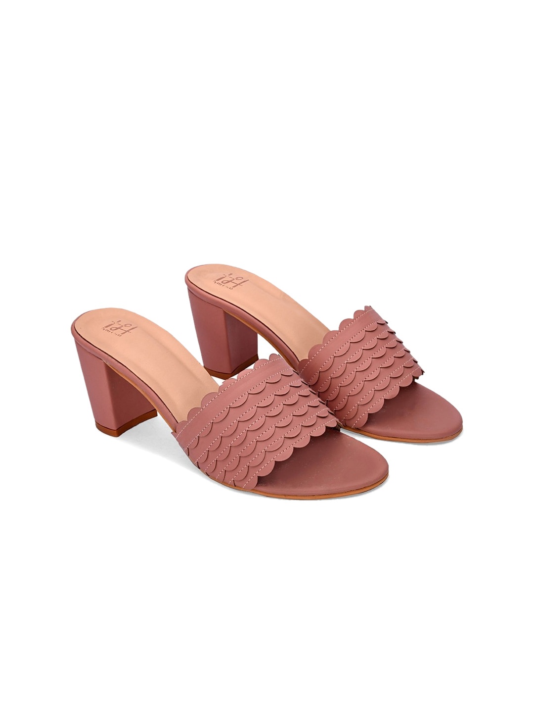 

Hydes N Hues Women Open Toe Block Heels, Pink