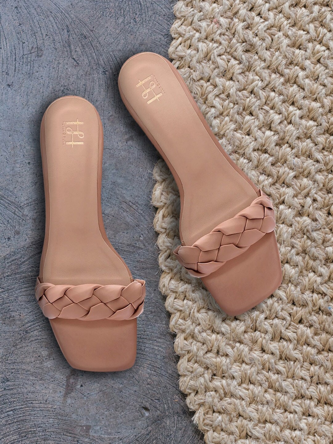 

Hydes N Hues Women Open Toe Kitten Heels, Pink