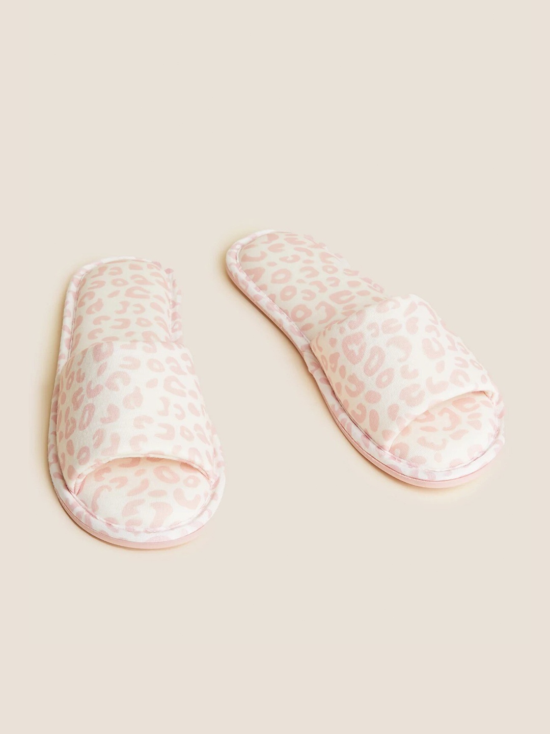 

Marks & Spencer Women Printed Room Slippers, Pink