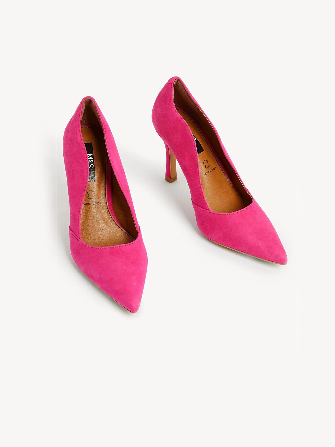 

Marks & Spencer Women Pointed Toe Stiletto Pumps, Pink