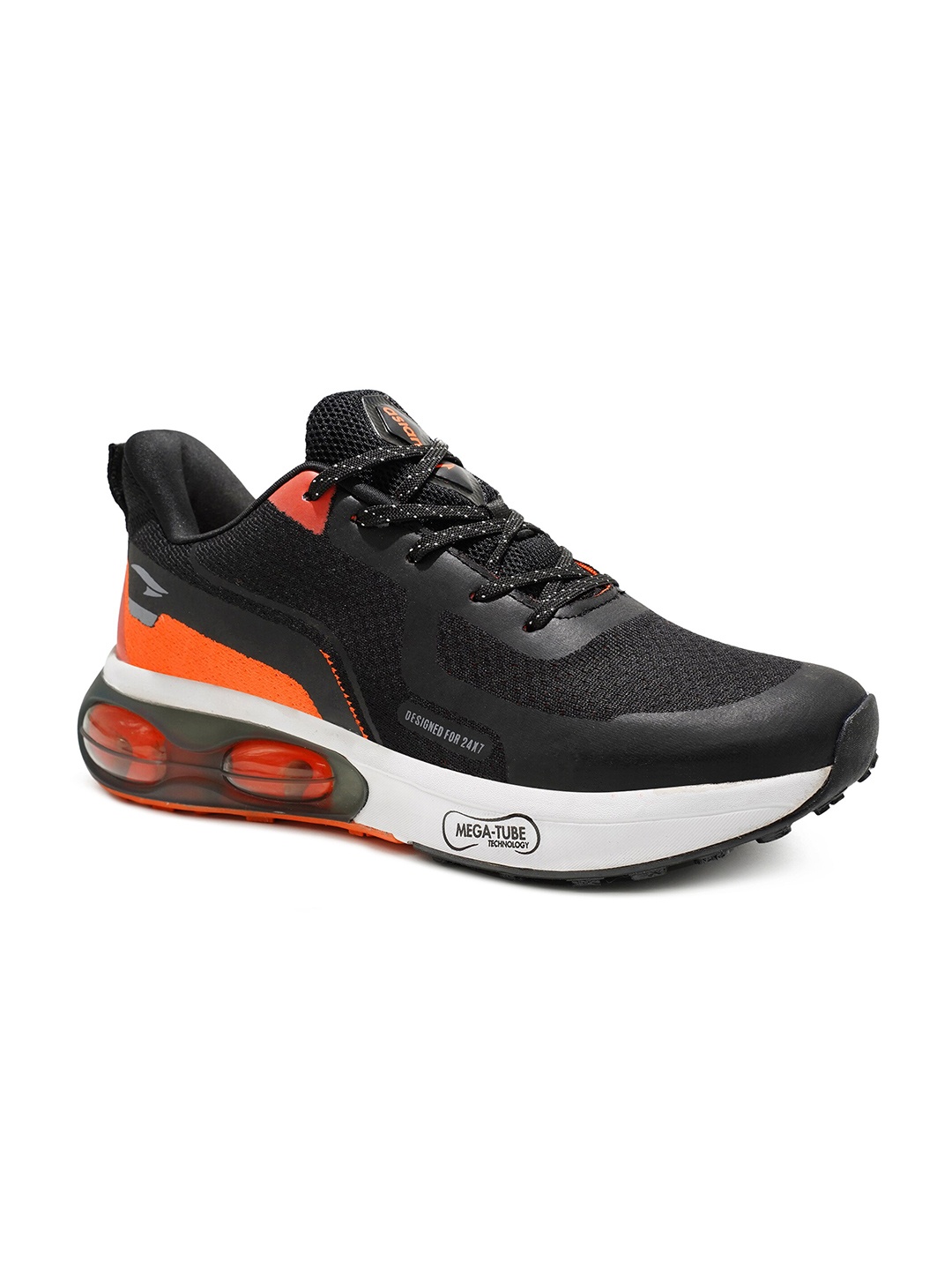 

ASIAN Men Megacapsule-01 Non-Marking Running Shoes, Black