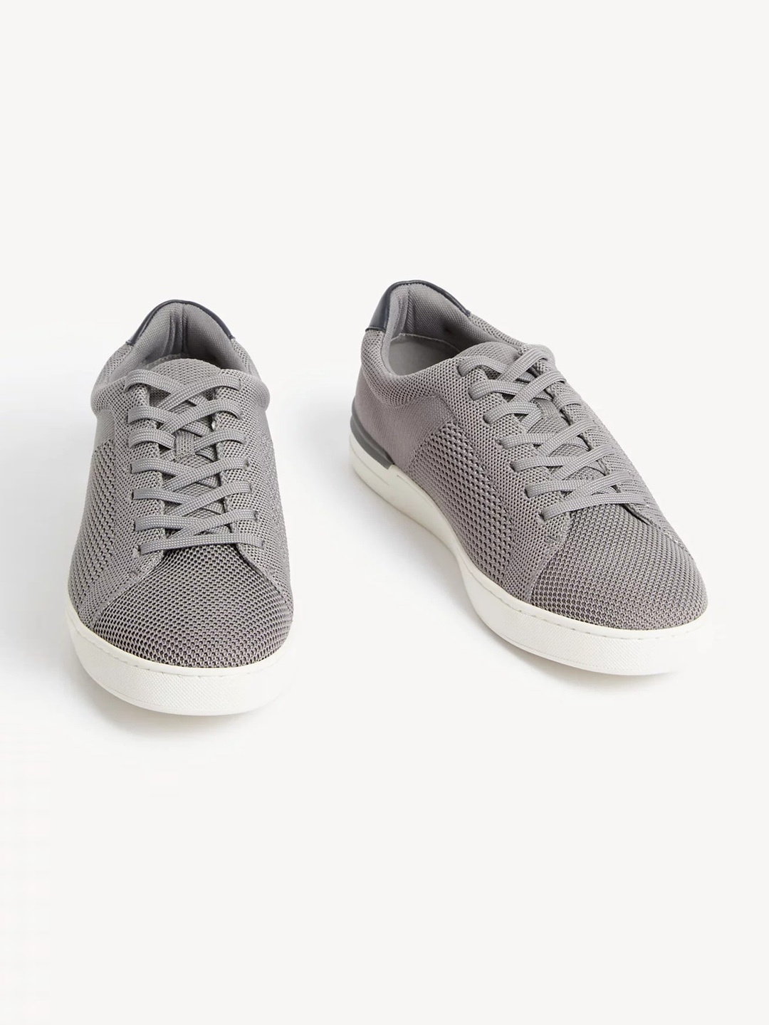 

Marks & Spencer Men Woven Design Sneakers, Grey
