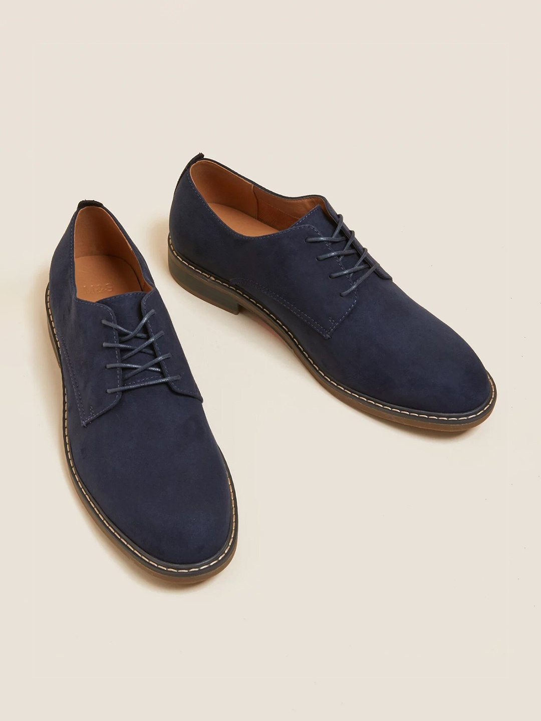 

Marks & Spencer Men Casual Derbys, Navy blue