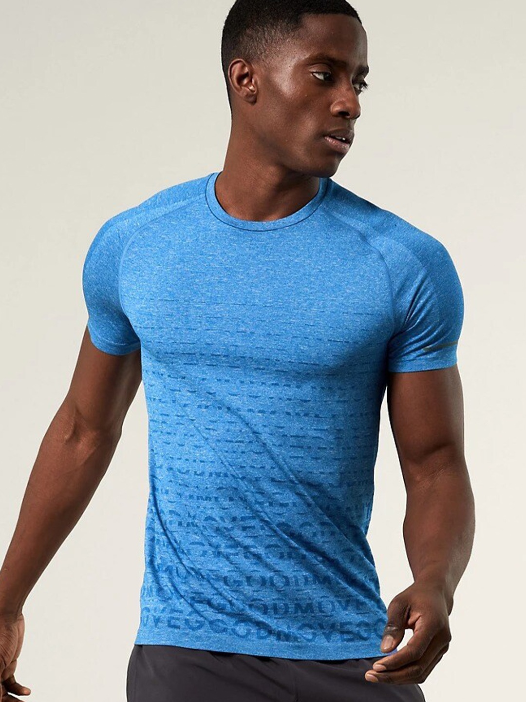 

Marks & Spencer Men Printed T-shirt, Blue