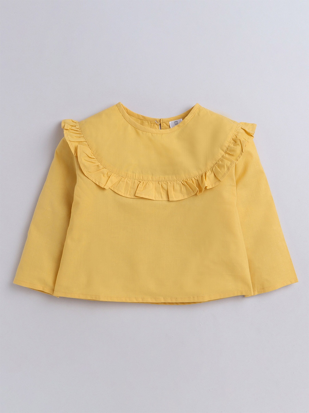 

AWW HUNNIE Ruffles Pure Cotton Top, Yellow