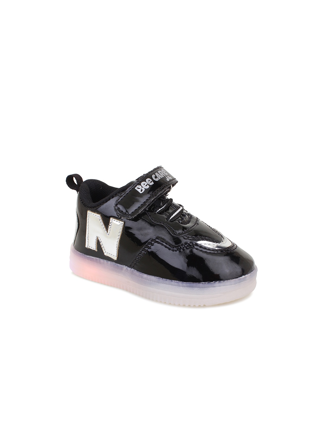 

Superminis Kids Colourblocked Lightweight Sneakers, Black